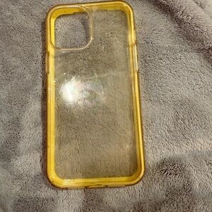 clear and yellow phone case
